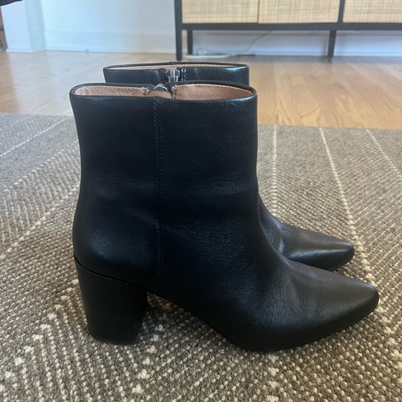 SOLD OUT Madewell Fiona Leather Ankle Boots - Picture 4 of 13